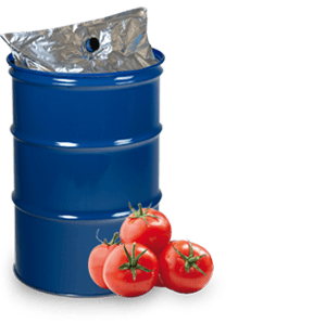 Non-aseptic  230 Kg drum packaging